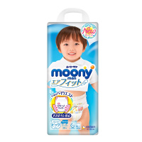 尤妮佳 Moony 加大号拉拉裤 尿不湿 XL38片 男