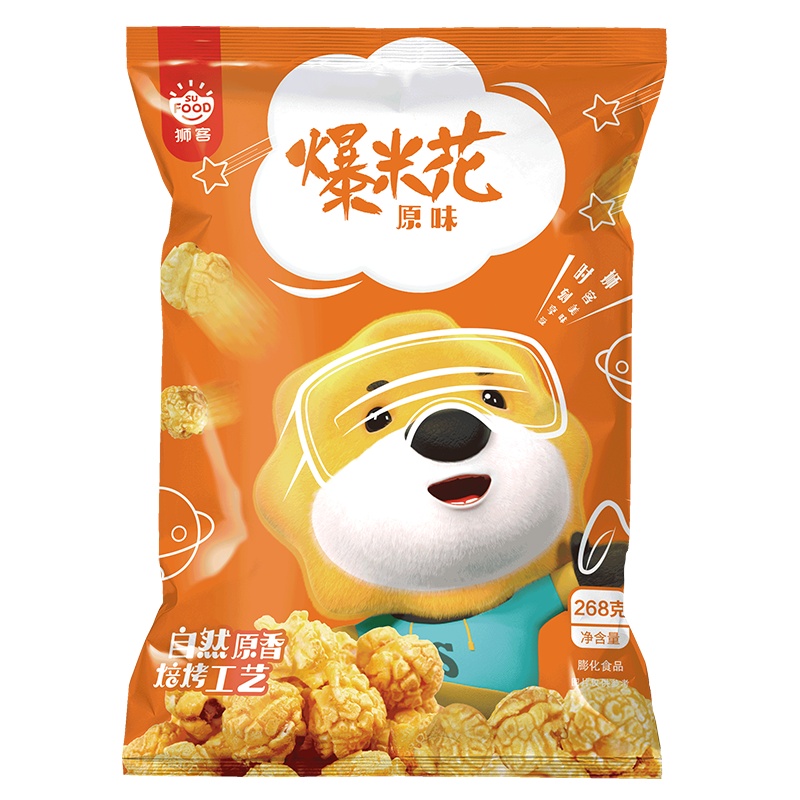 狮客[苏宁自主品牌]原味爆米花268g