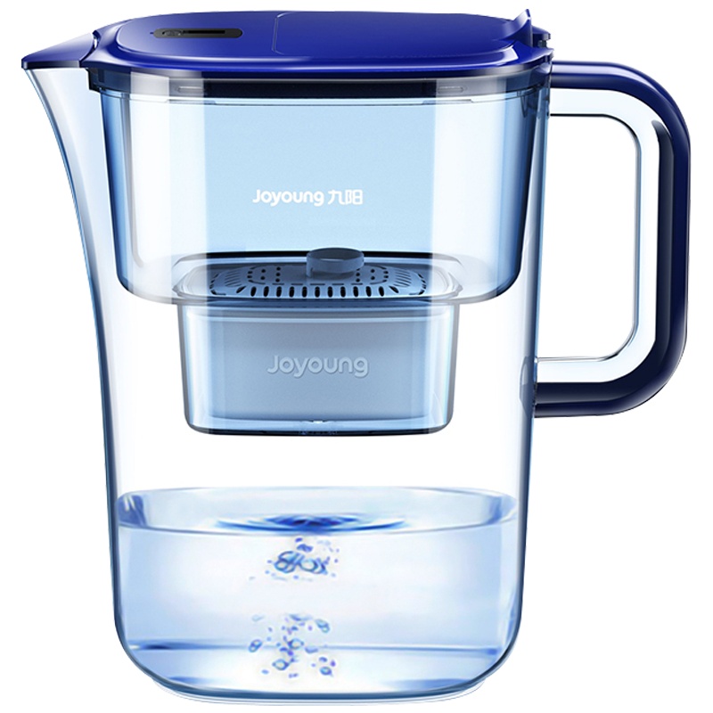 九阳（Joyoung ）净水壶自来水过滤器家用净水器厨房直饮滤水壶便携净水杯滤芯JYW-B05 一机三芯