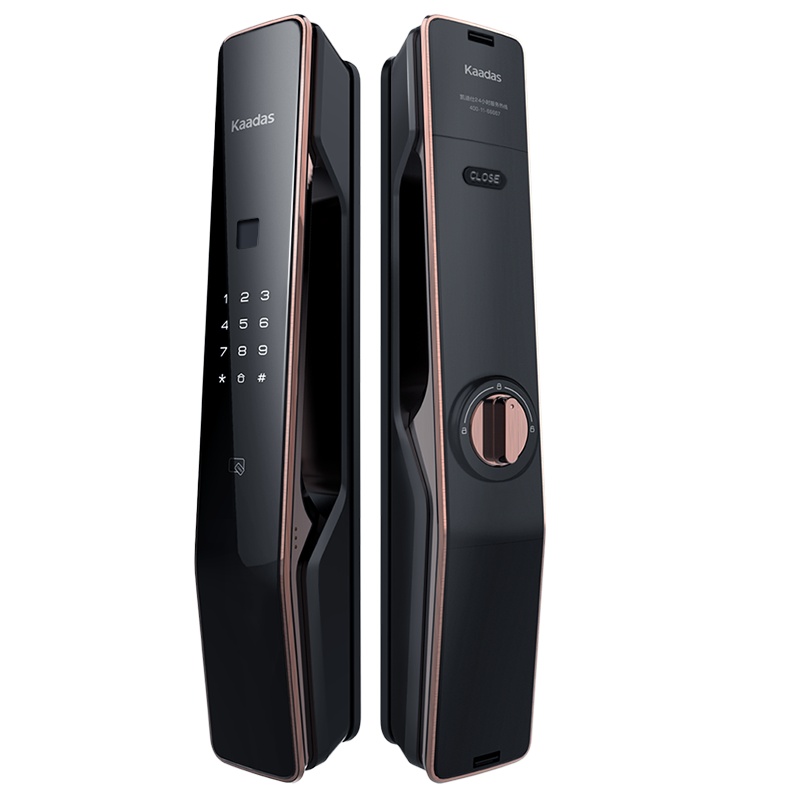 [新品]凯迪仕智能锁K11 星空灰 全自动指纹锁家用防盗门锁 磁卡锁电子锁密码锁