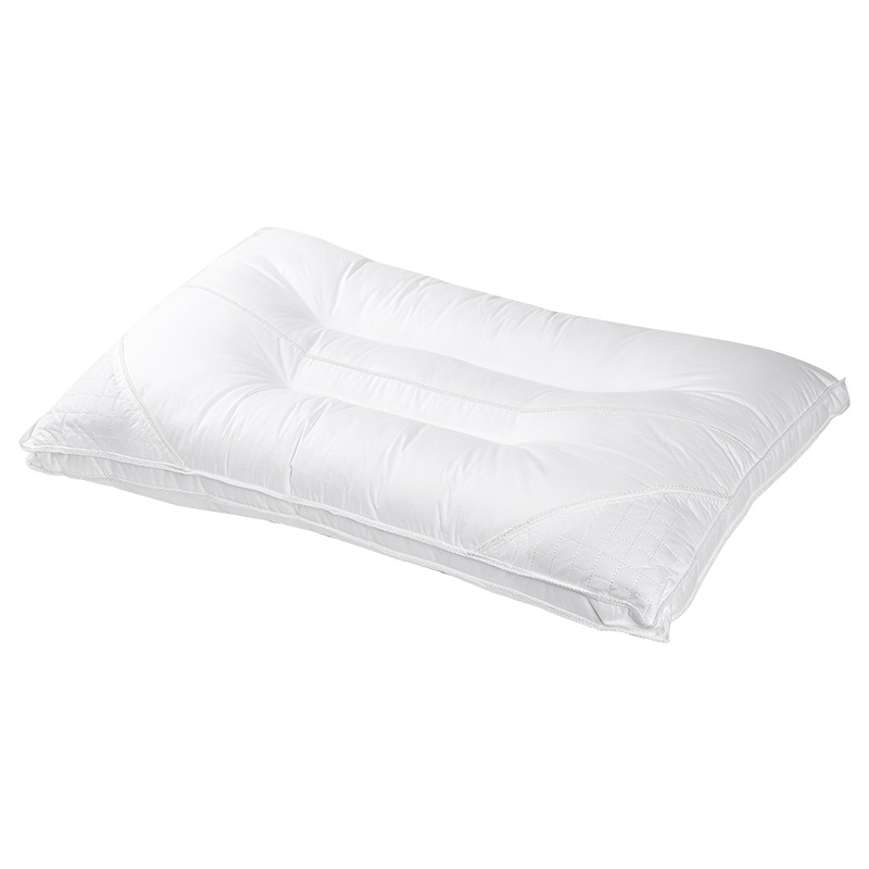 苏宁极物 紫韵香薰纤维助眠枕头枕芯护颈枕单人