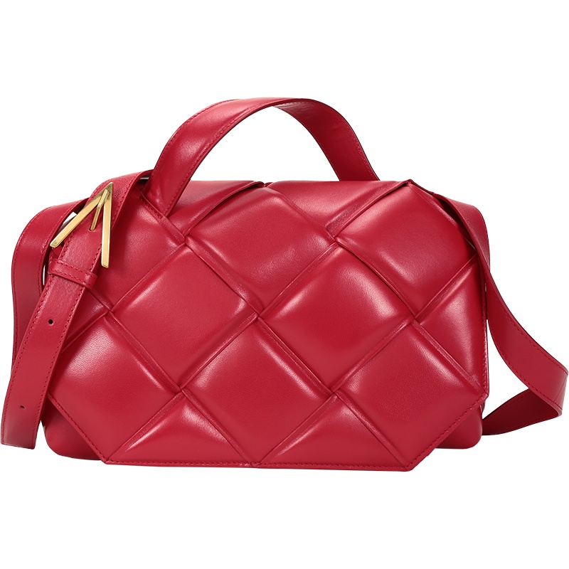 BOTTEGA VENETA 葆蝶家 BV 女士皮革INTRECCIATO编织手提单肩斜挎包 641236 VCQR1