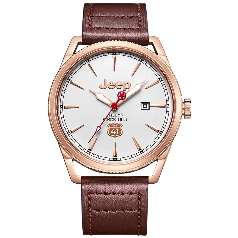 吉普（Jeep）手表威利斯系列时尚商务夜光防水男士全自动机械腕表 JPL2001
