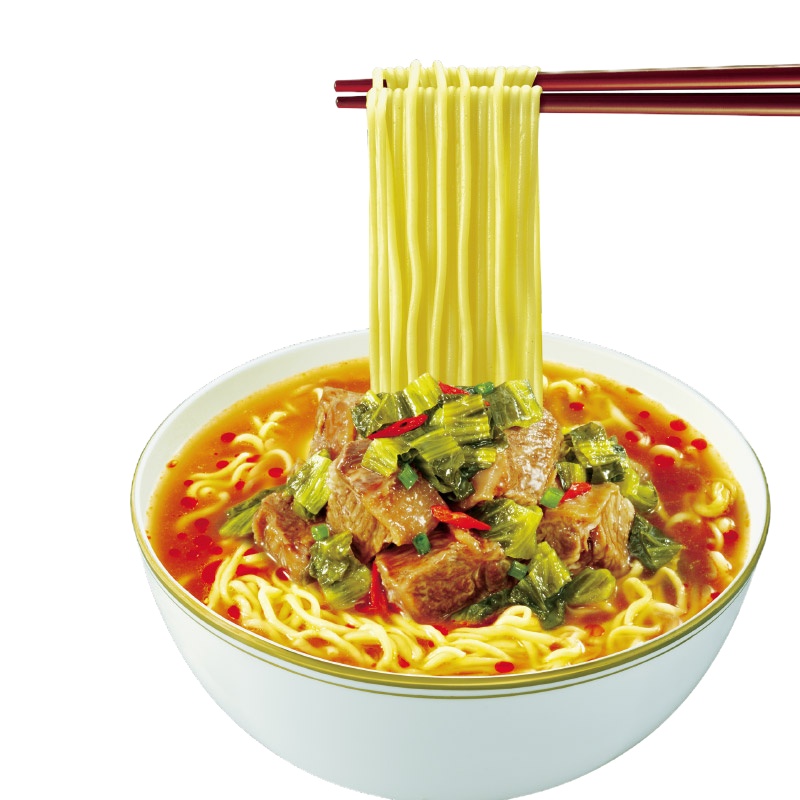 SNWQ康师傅劲爽酸菜牛肉桶面12入