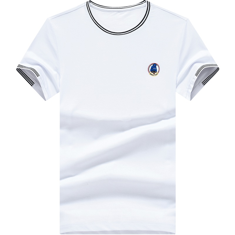 袋鼠(DAISHU) 2019夏季新品男士多色舒适简休闲圆领短袖T恤DS2200590