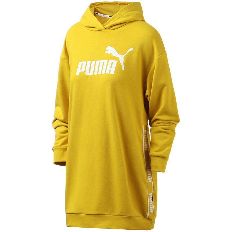 PUMA彪马女装连帽卫衣休闲运动裙长袖连衣裙58107320