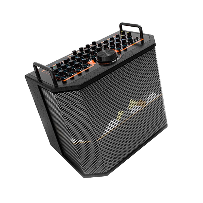 万利达（Malata） WD01户外直播音响带声卡广场舞网红拉杆乐器音箱唱k歌大功率蓝牙话筒演出升级一体机8英寸黑色