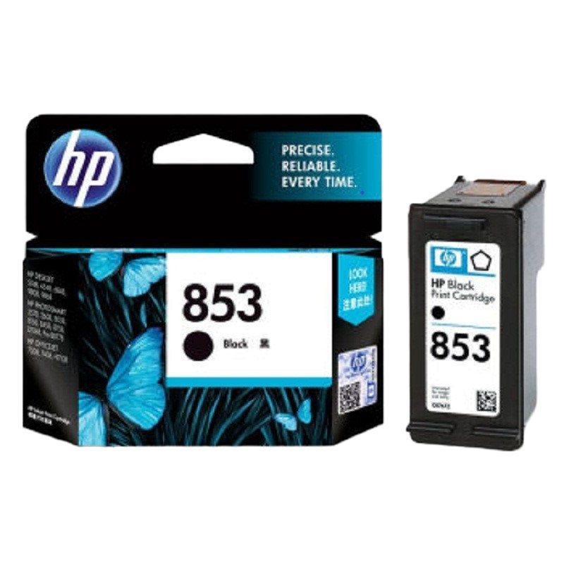 【精选】惠普（HP）C8767ZZ 853号 黑色墨盒