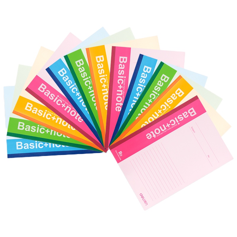 得力(deli) 7662软面抄B5 40页 无线胶装 记事本/笔记本/日记本子 单本装