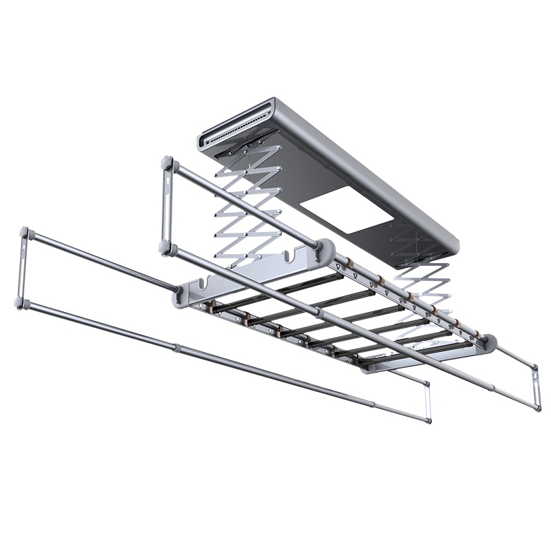 盼盼电动晾衣架AI语音智能升降晾衣架阳台凉衣架折叠伸缩杆自动晒衣架