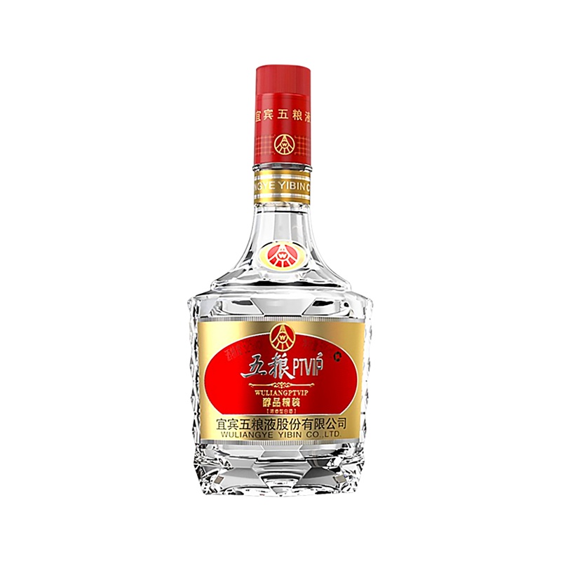五粮液股份出品 PTVIP醇品精装 52度500ml 单瓶 浓香型 白酒