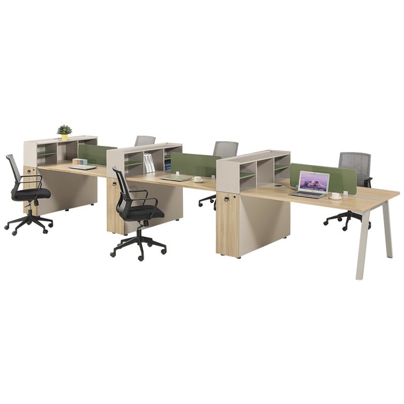 DYUANS 东原川上樱桃系列4.5米六人位办公桌E1345