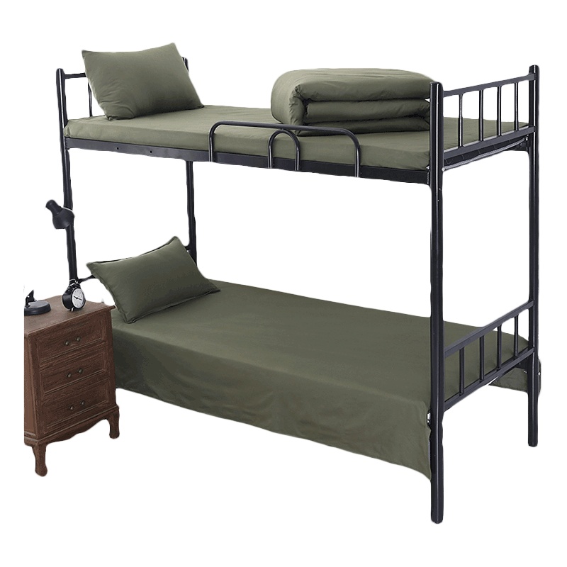 三极户外(Tri-polar)TP2826军绿学生军训三件套 宿舍全棉32纱织六件套床上用品六件套