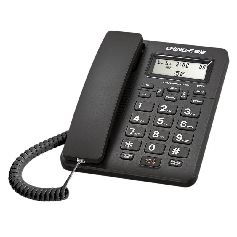中诺(CHINO-E)C258电话机 黑色