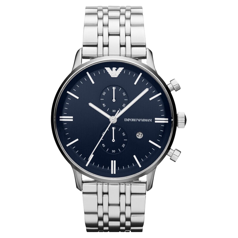阿玛尼(EMPORIO ARMANI)男士手表 欧美品牌时尚休闲商务石英表男 AR1648