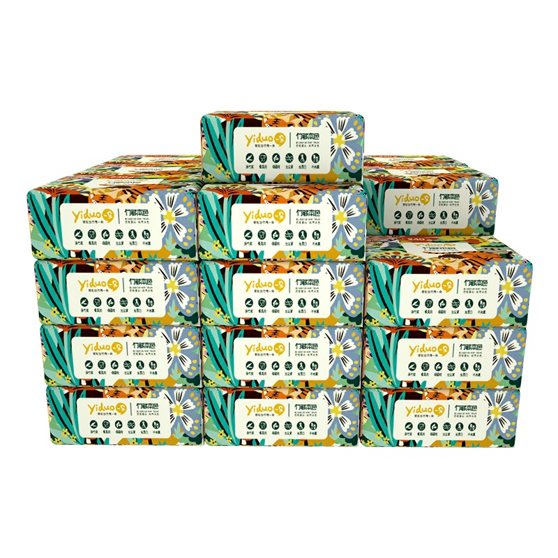 一朵铂金本色抽纸36包*80抽*3层 抽纸巾卫生纸 餐巾纸 手纸 面纸 擦手纸 口水巾