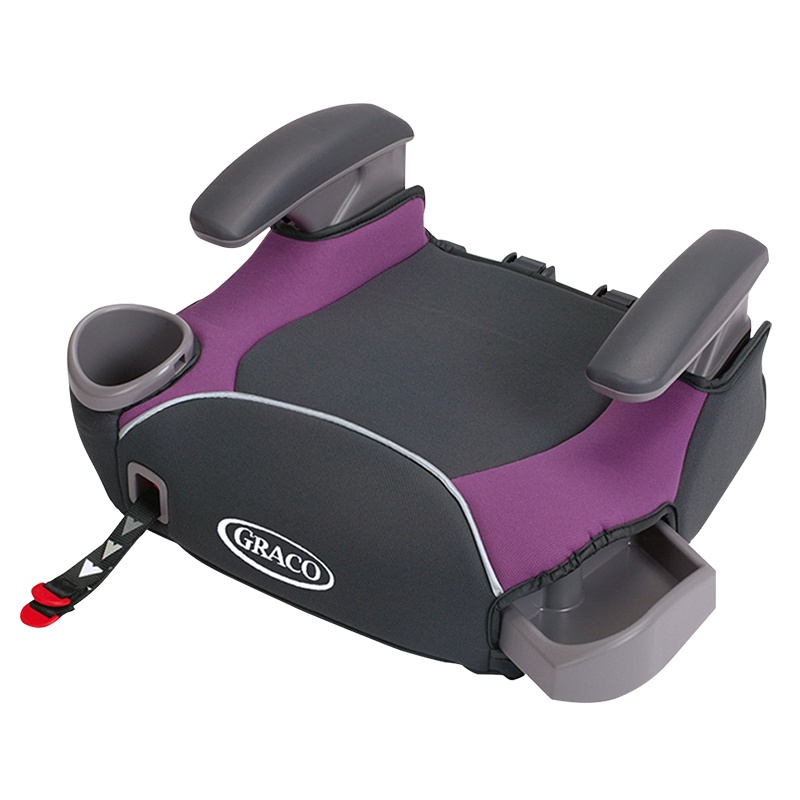 [美国断货王]graco/葛莱 儿童汽车安全座椅增高垫3-12岁Affix 双向安装 Isofix接口 暗紫色