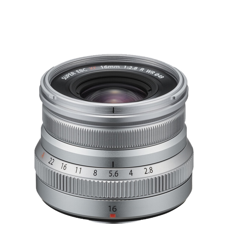 富士(FUJIFILM) XF16mmF2.8 R WR超广角定焦镜头 银色 XF镜头 适用于XT30/XT3/XS10