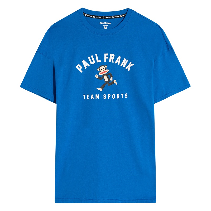 Paul Frank/大嘴猴2019夏季新款T恤女卡通印花韩版宽松纯棉ins潮