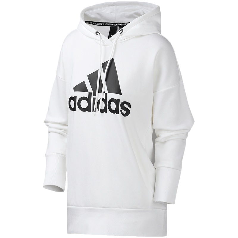 【自营】阿迪达斯女服卫衣连帽套头衫休闲运动服FM1045