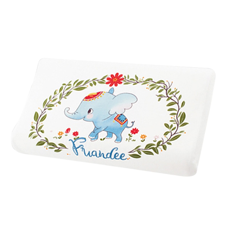 梵蒂Fwandee泰国原装进口天然乳胶枕头1岁~5岁儿童枕 枕芯配内外乳胶专用纯棉枕头套 护颈椎防螨抗菌透气排汗多功能