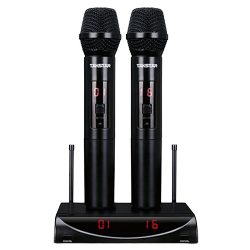得胜(TAKSTAR) X3 无线话筒一拖二U段调频演出会议舞台家用麦克风