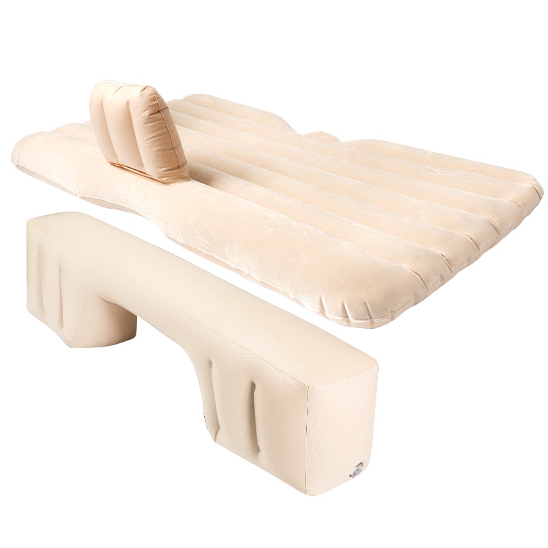 沿途(YANTU)车载充气床 F26米色 汽车后排床垫自驾游装备分体式气垫床