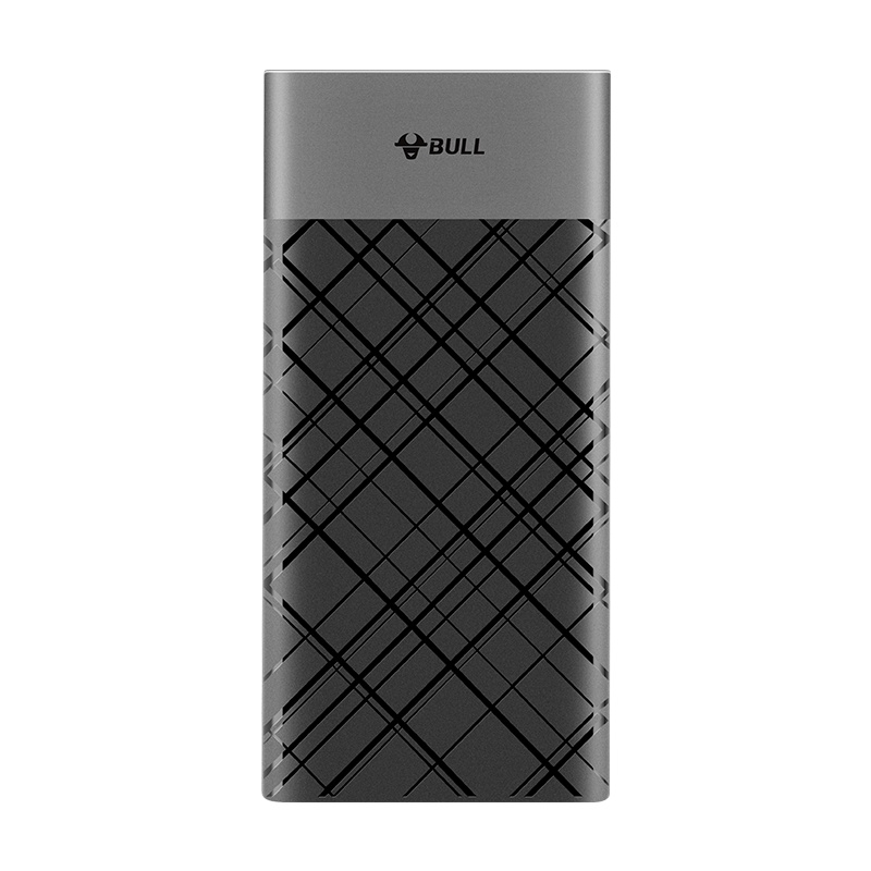 公牛(BULL)GNV-PB2101快充移动电源充电宝10000毫安双向快充黑色type-c接口支持苹果和安卓手机充电