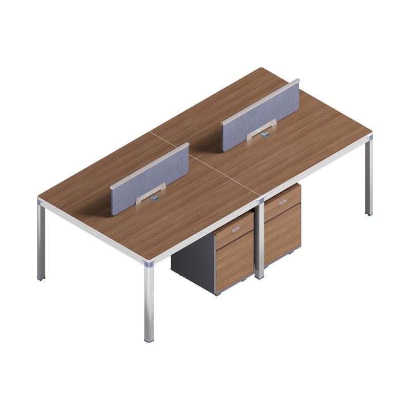 科朔 办公桌职员桌 员工桌 板式办公桌四人位2.4米KS-08B2403