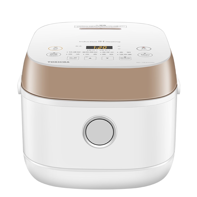东芝(TOSHIBA)电饭煲 IH立体加热家用多功能电饭锅3L智能预约日本进口煮饭锅RC-10HPC(W)