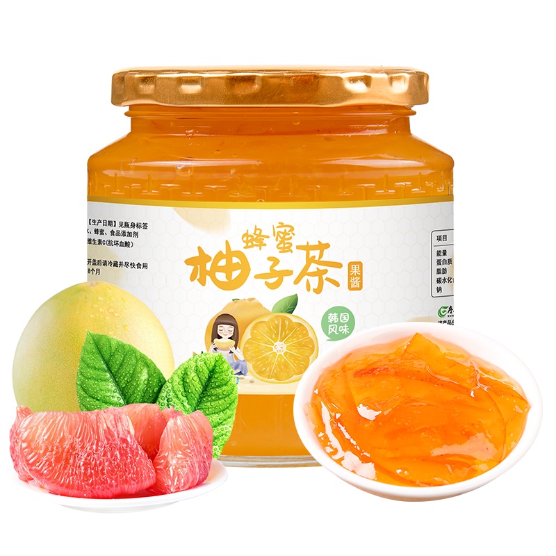 酥田自营蜂蜜柚子茶502g饮品冲饮冲泡水果茶酱健康瘦身