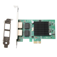 魔羯 MOGE MC2254 PCI-E x1千兆双电口服务器网卡软路由ROS汇聚 英特尔Intel82575EB芯片