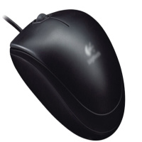 罗技(Logitech)M100R有线鼠标办公鼠标右手鼠标黑色