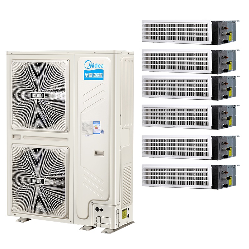 美的中央空调（Midea）8匹 一拖多 全直流变频多联机 风管式小多联机厨房空调MDS-H224WS(E1)一拖六