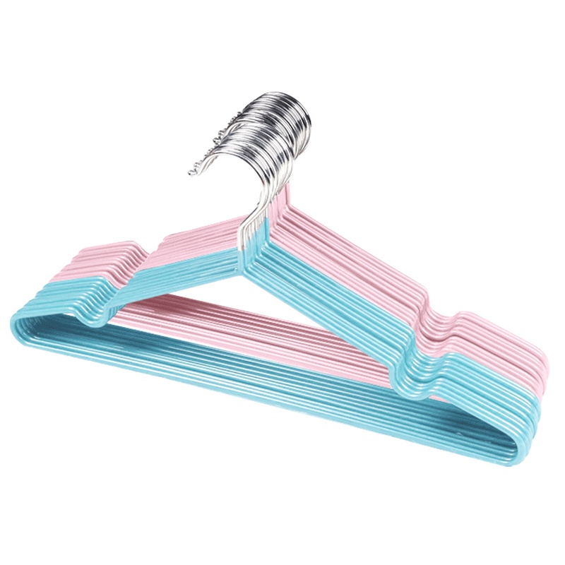 邦禾 不锈钢实心衣架 晾衣架 衣挂 衣服架 裤架 衣撑晒挂衣架