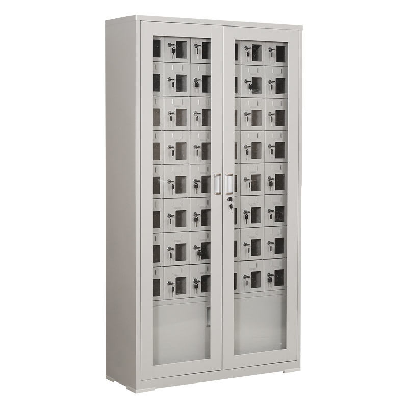 振奥 钢制手机充电柜存放柜 单位员工手机保管柜 48门手机存放柜带外门
