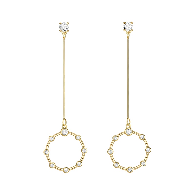 DTOTO 925纯银耳环女士气质长款耳坠简约耳钉百搭流苏耳线