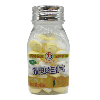 金津水果薄荷糖柠檬西瓜海盐柚子润喉糖口香糖40克糖果