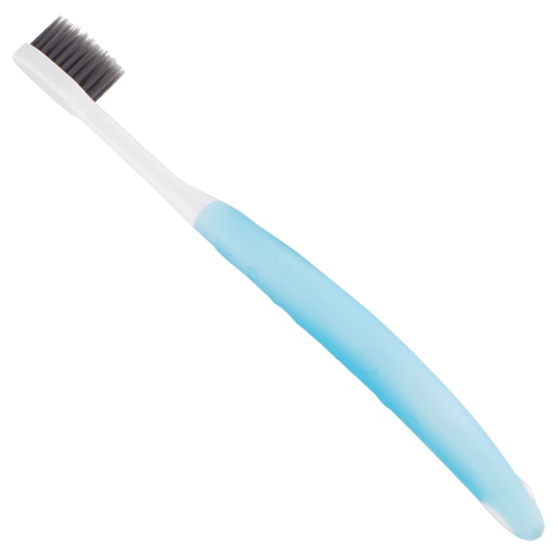 苏宁极物 炭黑细丝成人软毛牙刷(1支装)