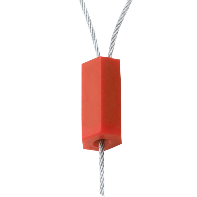 一次性钢丝封条防盗封铅锁扣油罐车封签钢丝铅封 2*300mm(100根)