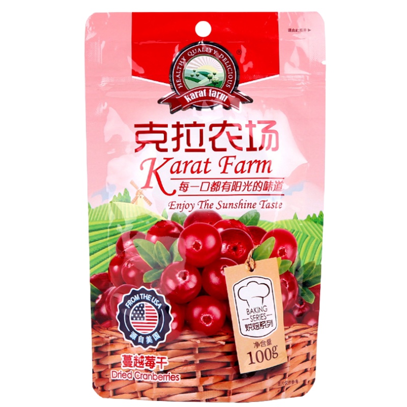 克拉农场蔓越莓干100g*10包