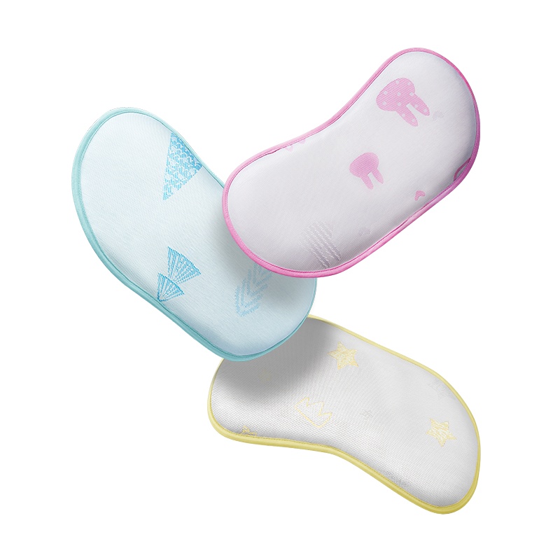 子初婴儿枕头 冰丝防多汗新生儿童枕头护头宝宝护形枕0-1-3岁