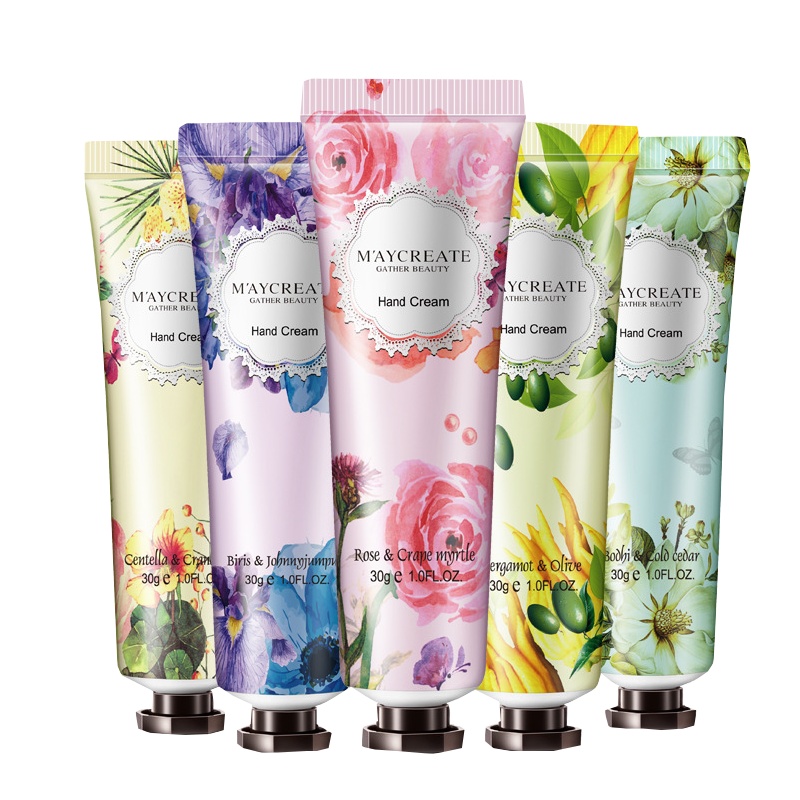 [5支随机]新款30g植物精华护手霜 保湿补水滋润