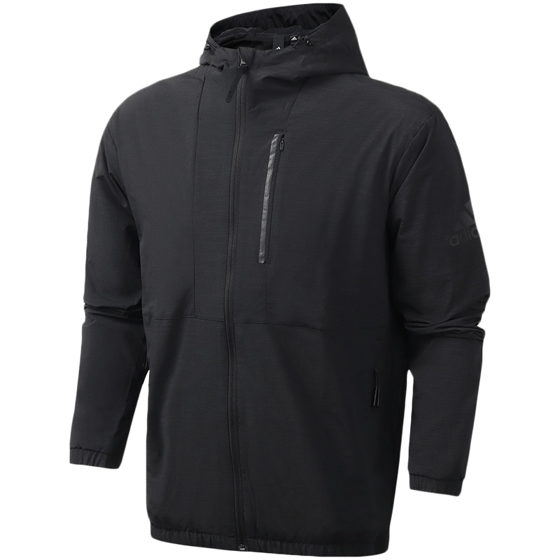 【自营】阿迪达斯男服外套夹克连帽防风休闲运动服EH3748