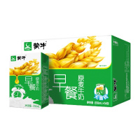 [9月产]蒙牛麦香口味早餐奶250ml*16盒 新老包装随机发