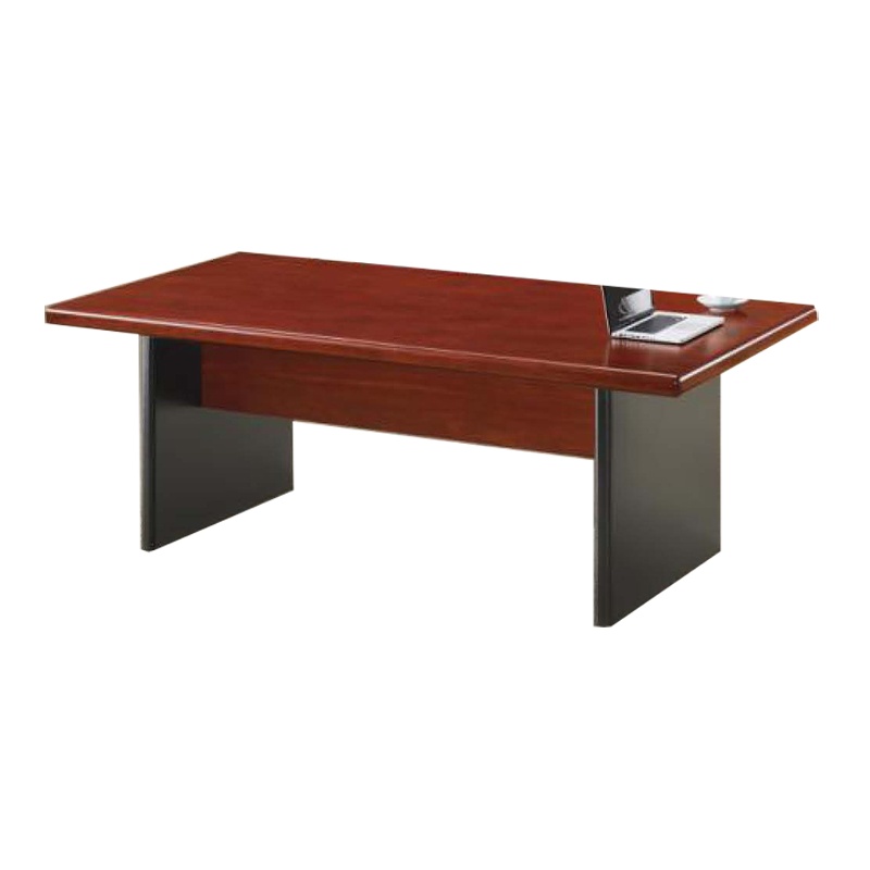 经典系列会议桌WK607 2400*1200*760优质天然胡桃木皮饰面