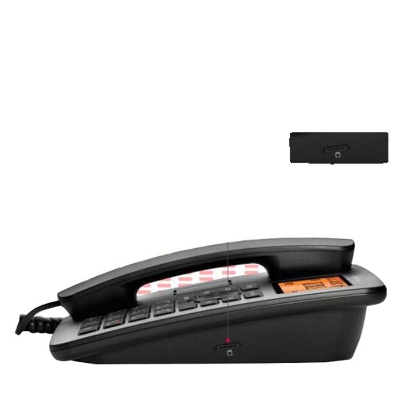 摩托罗拉(MOTOROLA) 录音电话机 固定座机 办公家用 智能 CT111C 黑色