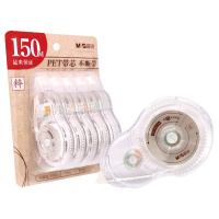修正带实惠装150米 学生用涂改带30米大容量顺滑改正带改字修改带透明膜带简约女20米修真俢正带免 72米卡装(共6支)