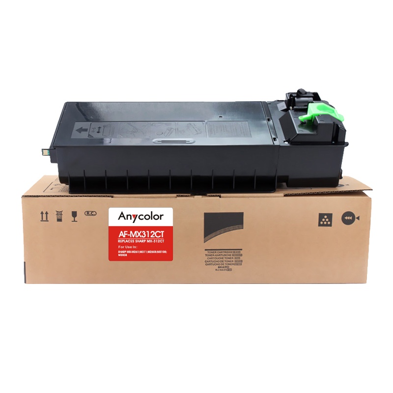 欣彩MX312CT硒鼓(墨粉)黑色单支装(适用夏普MX-M261 M311 M2608 M3108)打印页数:12000