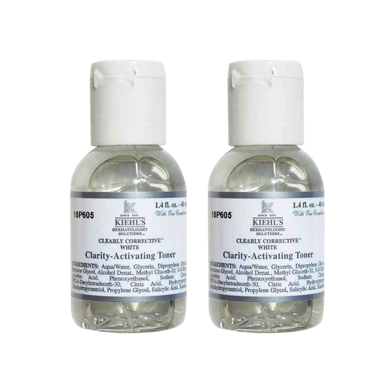 科颜氏 集焕白净透爽肤水 40mL*2